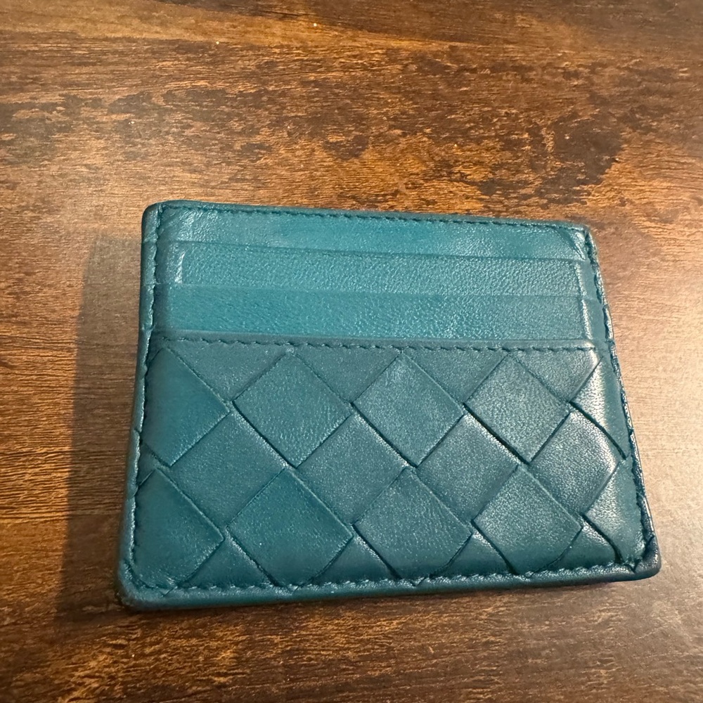 Bottega Veneta Woven Card Holder